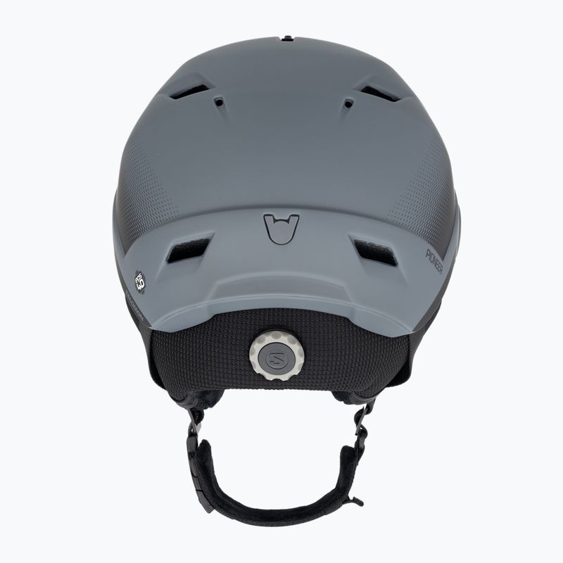 Ски каска Salomon Pioneer LT Visor S2 абанос/червено 3