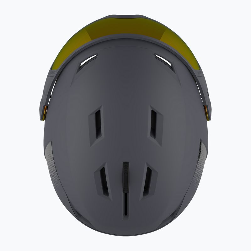 Ски каска Salomon Pioneer LT Visor S2 абанос/червено 9