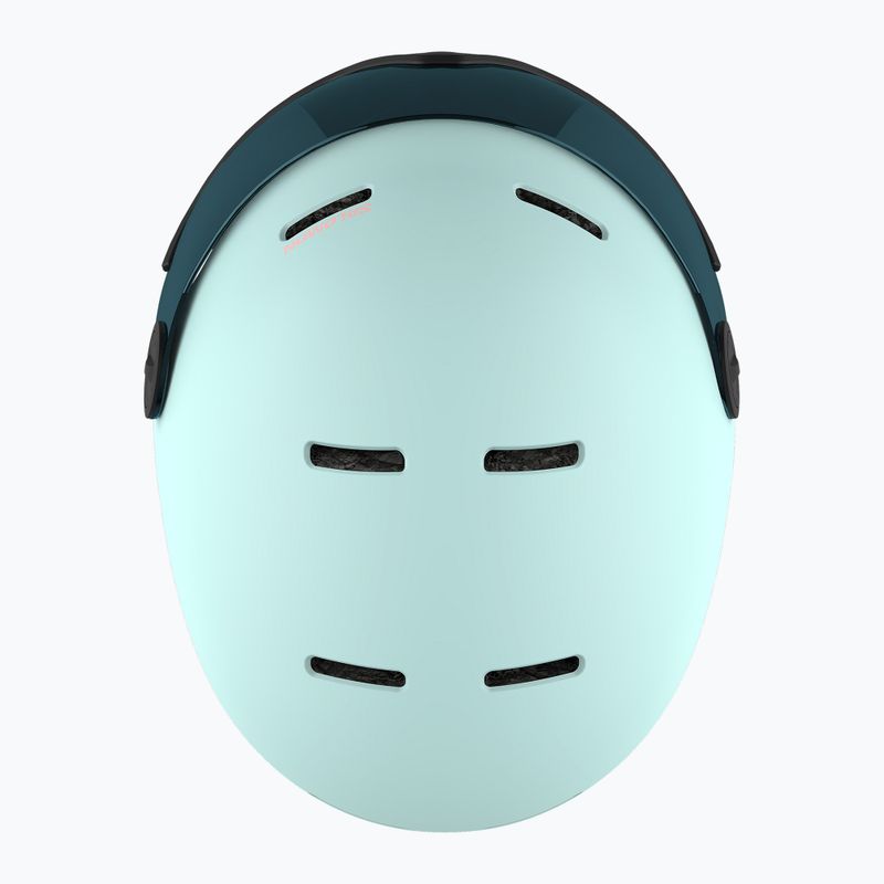 Детска ски каска Salomon Orka Visor bleached aqua 4