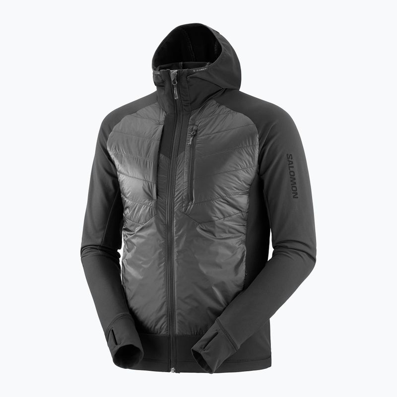 Мъжко хибридно яке Salomon Elixir Hybrid Hoodie Insulated deep black 7