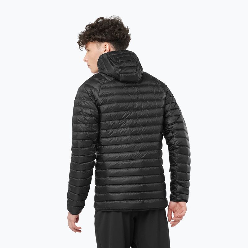 Мъжко пухено яке Salomon Elixir Micro Down Hoodie deep black 2