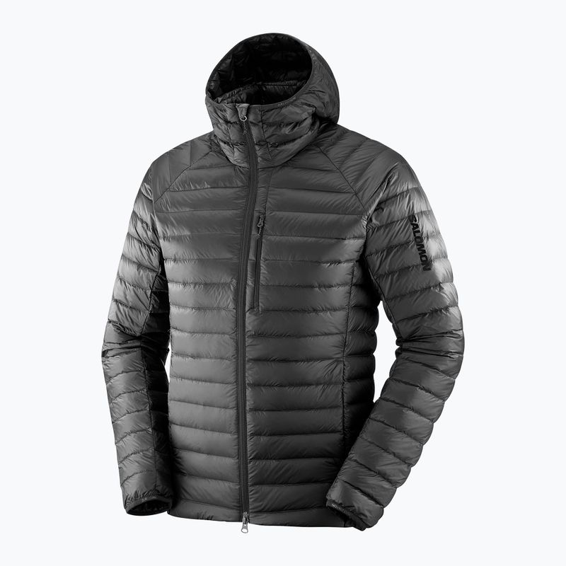 Мъжко пухено яке Salomon Elixir Micro Down Hoodie deep black 5