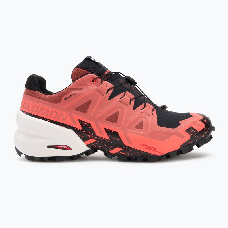 Мъжки обувки за бягане Salomon Spikecross 6 GTX cow hide/black/neon flame 2