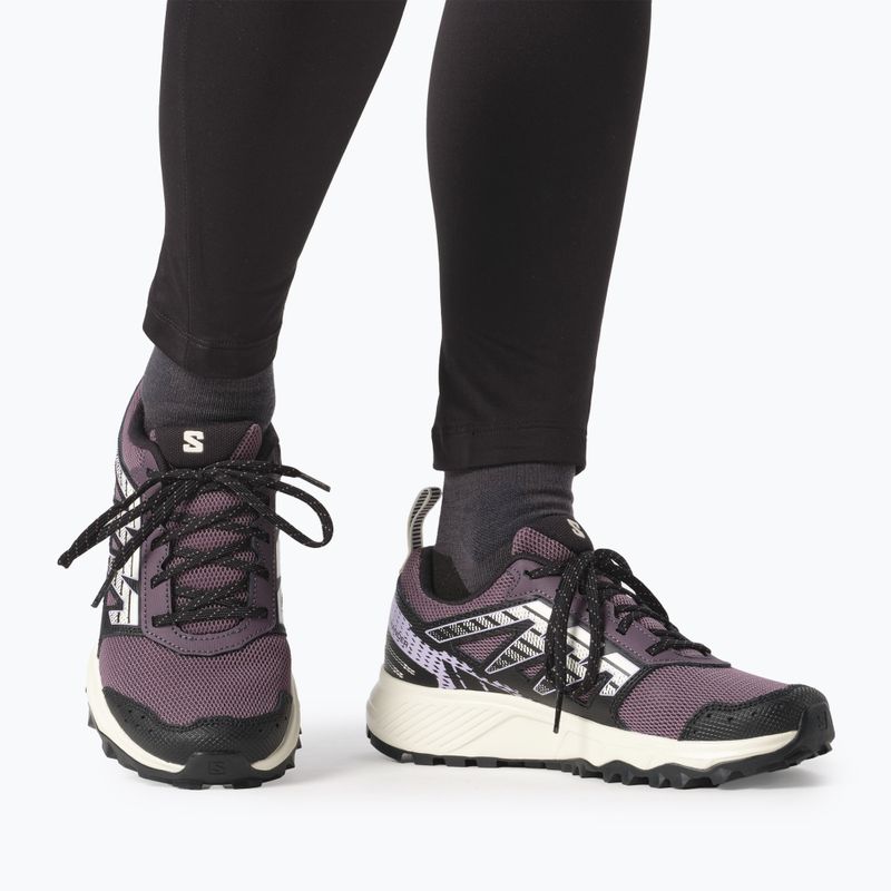 Дамски обувки за бягане Salomon Wander moonscape/black/pastel lilac 11