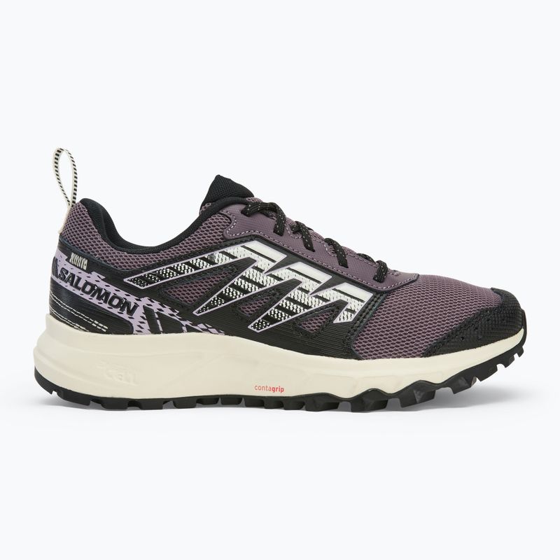 Дамски обувки за бягане Salomon Wander moonscape/black/pastel lilac 2