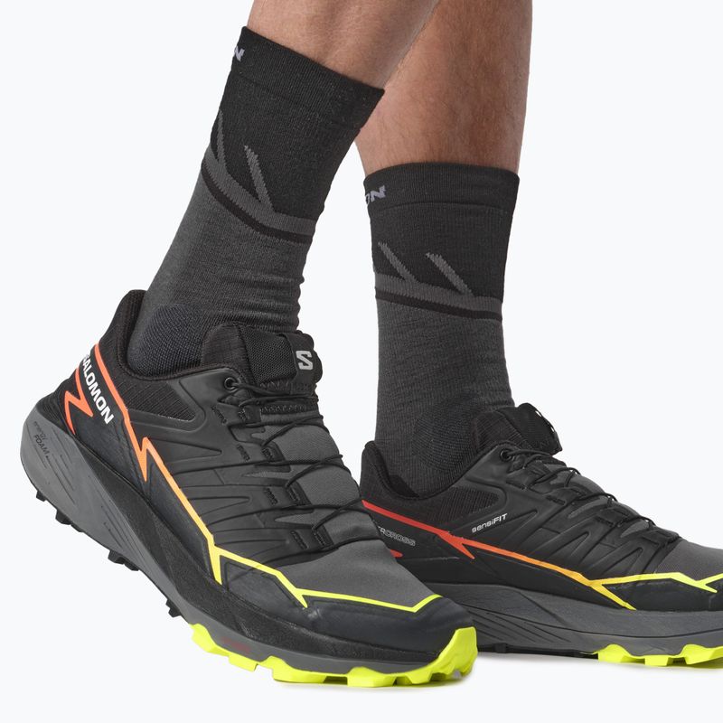 Мъжки обувки за бягане Salomon Thundercross black/quiet shade/fiery coral 14