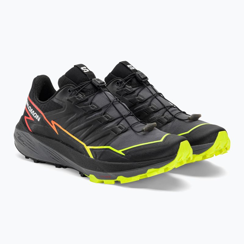 Мъжки обувки за бягане Salomon Thundercross black/quiet shade/fiery coral 5