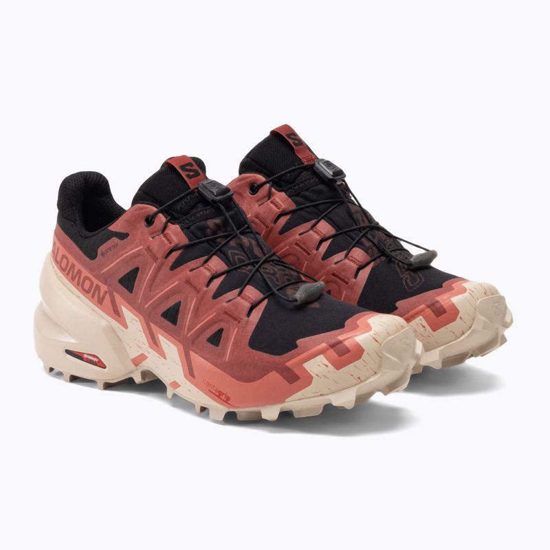 Дамски обувки за бягане Salomon Speedcross 6 GTX black/cow hide/faded rose 7