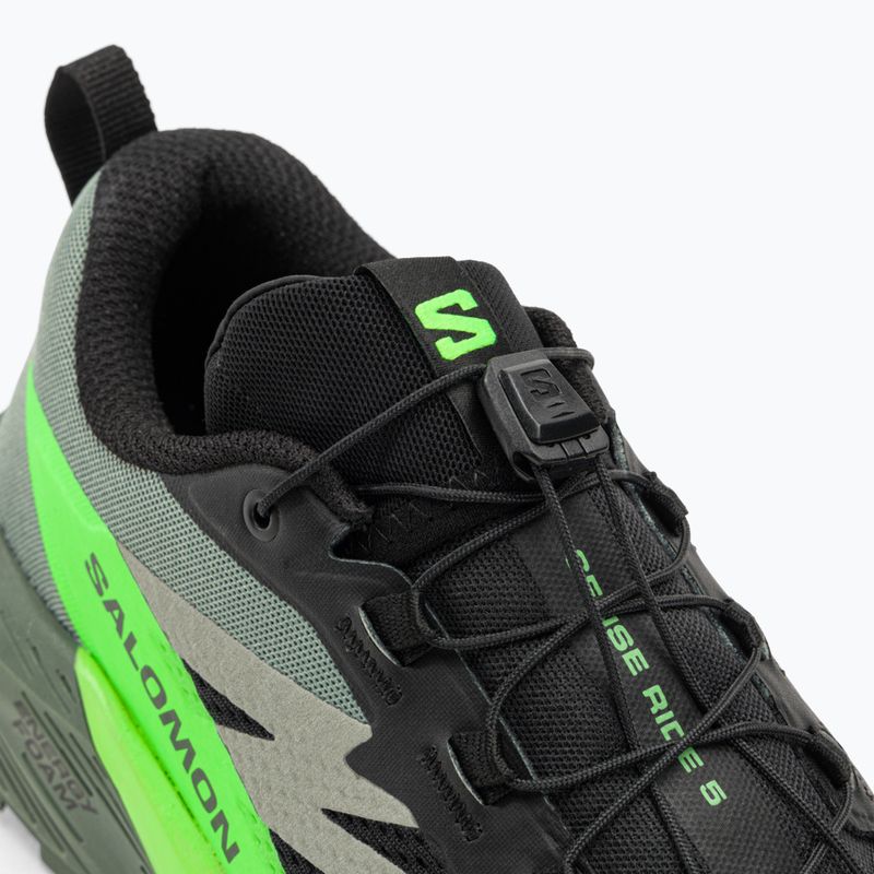 Мъжки обувки за бягане Salomon Sense Ride 5 black/laurel wreath/green gecko 9