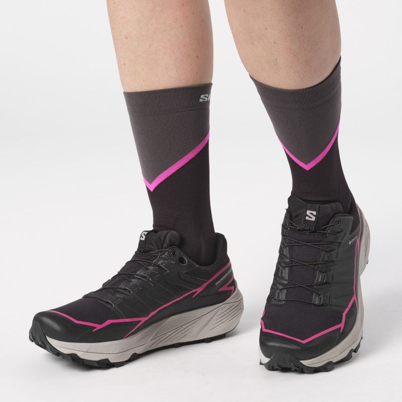 Дамски маратонки Salomon Thundercoss GTX черни/черни/розови 3
