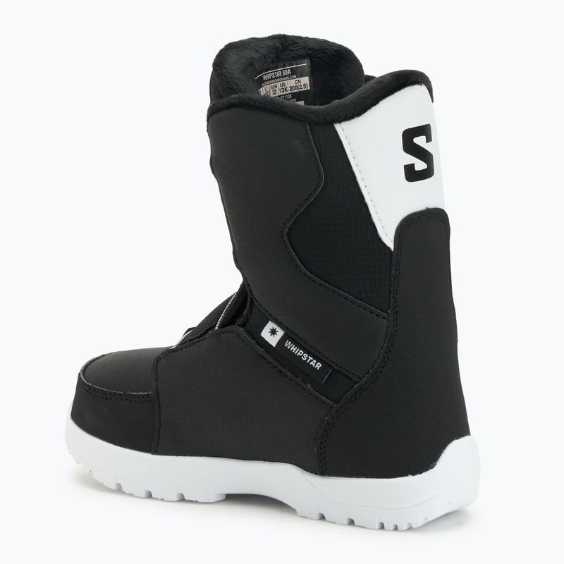 Детски обувки за сноуборд Salomon Whipstar Boa Jr black/black/white 2