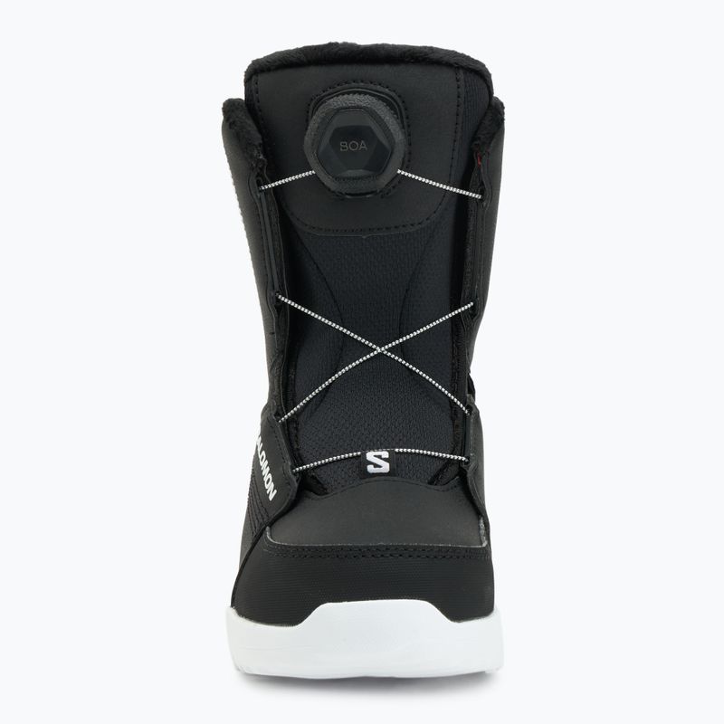 Детски обувки за сноуборд Salomon Whipstar Boa Jr black/black/white 3