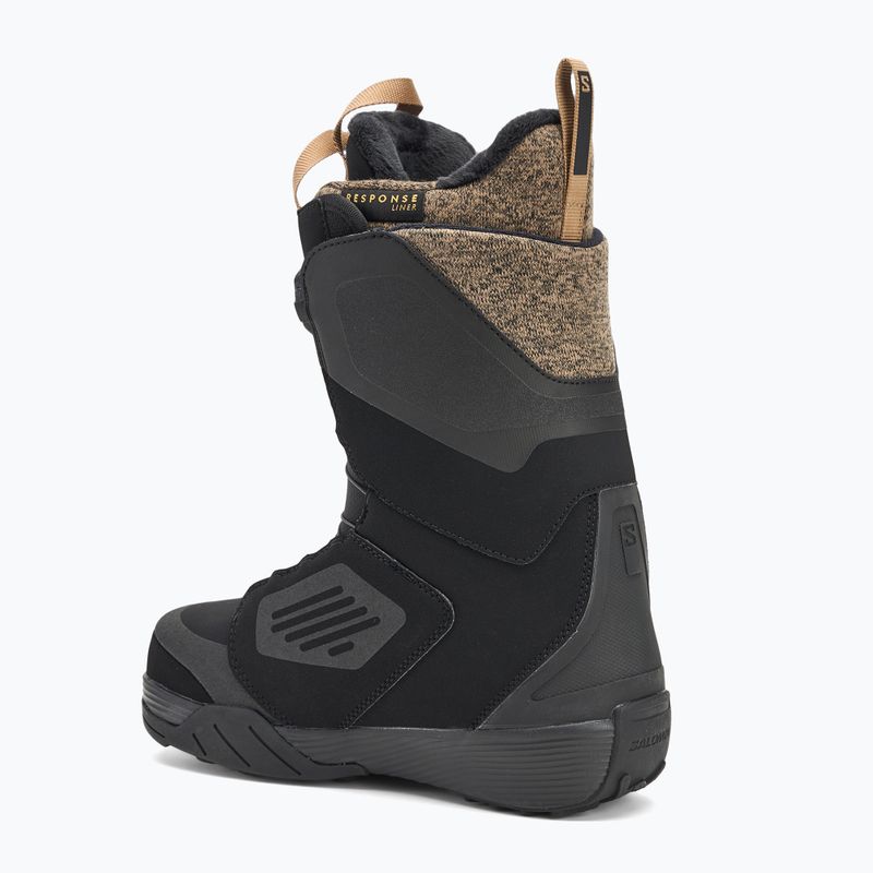 Дамски обувки за сноуборд Salomon Kiana Dual Boa W black/black/sepia tint 2