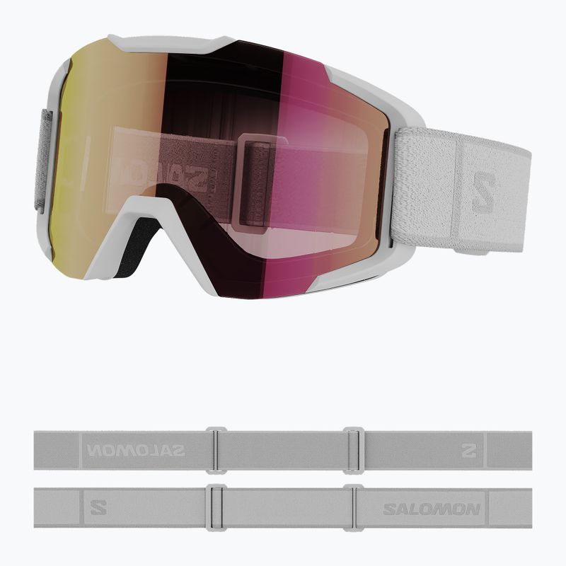 Salomon XV ски очила бели/руби 2