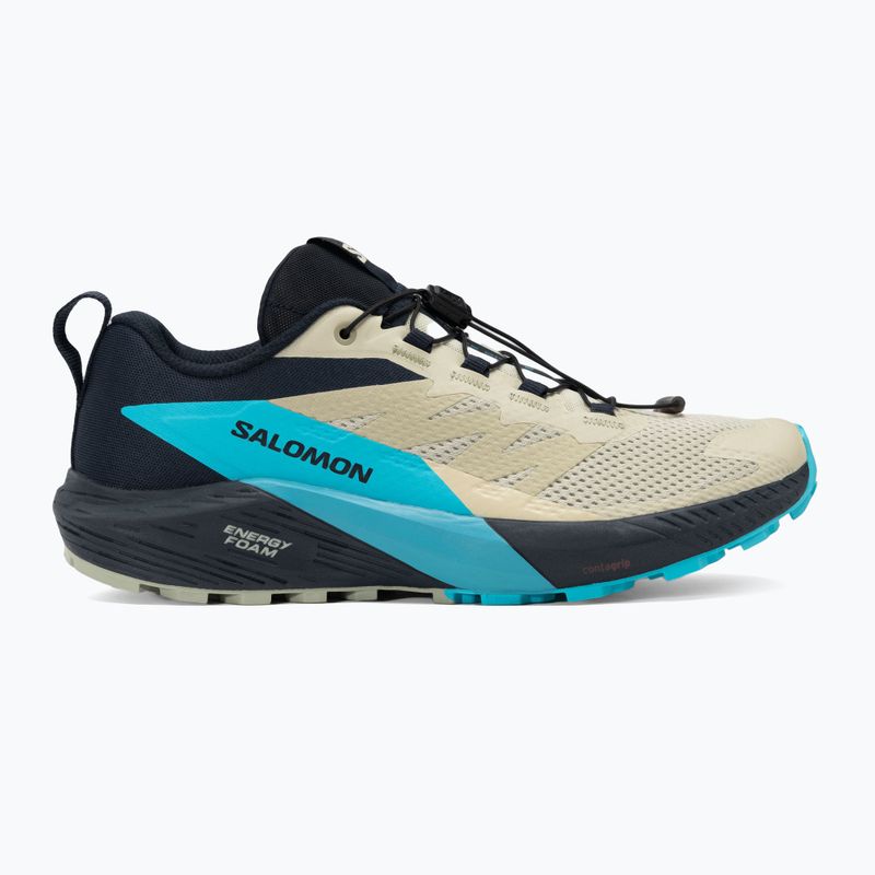 Мъжки обувки за бягане Salomon Sense Ride 5 alfalfa/carbon/peacock blue 2