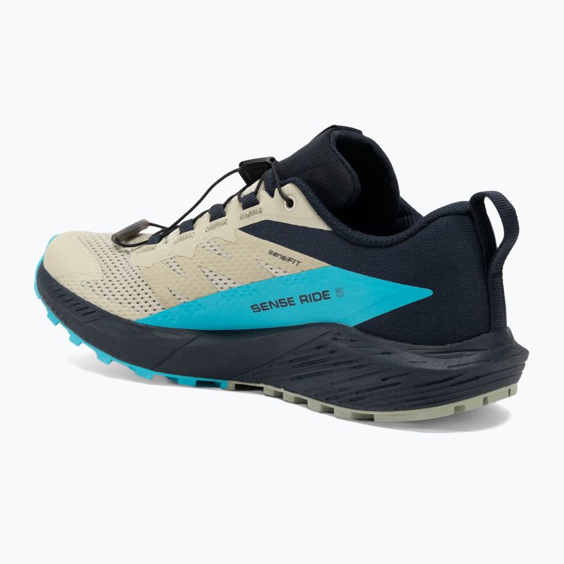 Мъжки обувки за бягане Salomon Sense Ride 5 alfalfa/carbon/peacock blue 3