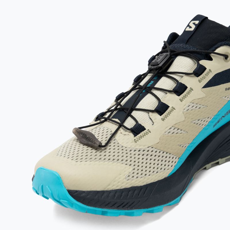 Мъжки обувки за бягане Salomon Sense Ride 5 alfalfa/carbon/peacock blue 8