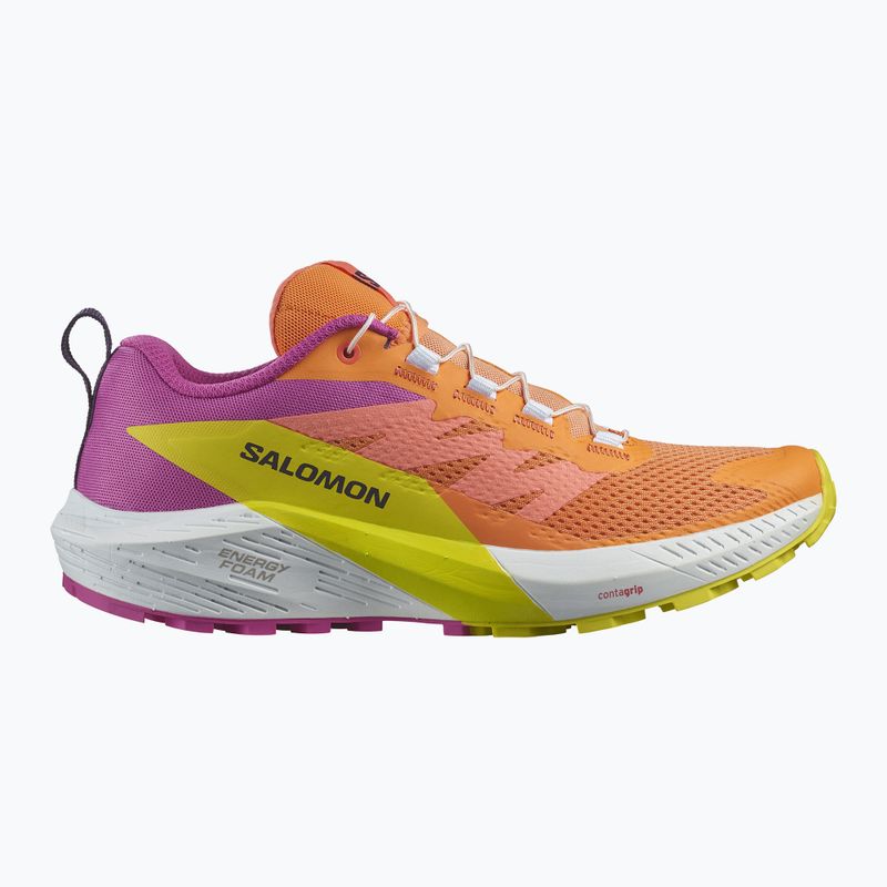 Salomon Sense Ride 5 дамски обувки за бягане bird of paradise/white/sulphur spring 9