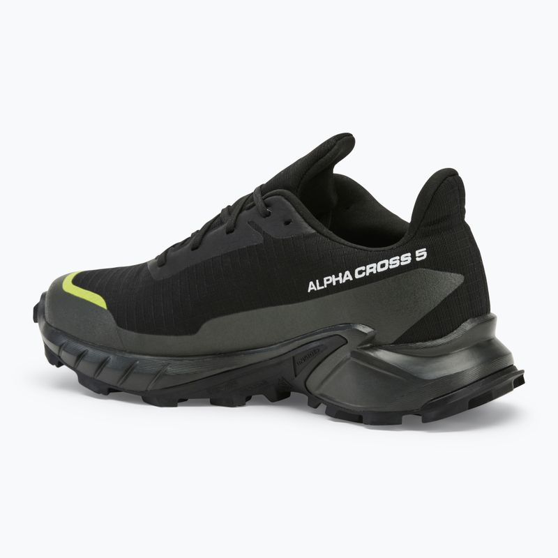 Мъжки обувки за бягане Salomon Alphacross 5 GTX black/peat/sulphur spring 3