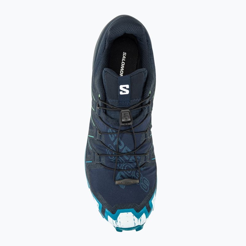 Мъжки обувки за бягане Salomon Speedcross 6 carbon/tahitian tide/white 6