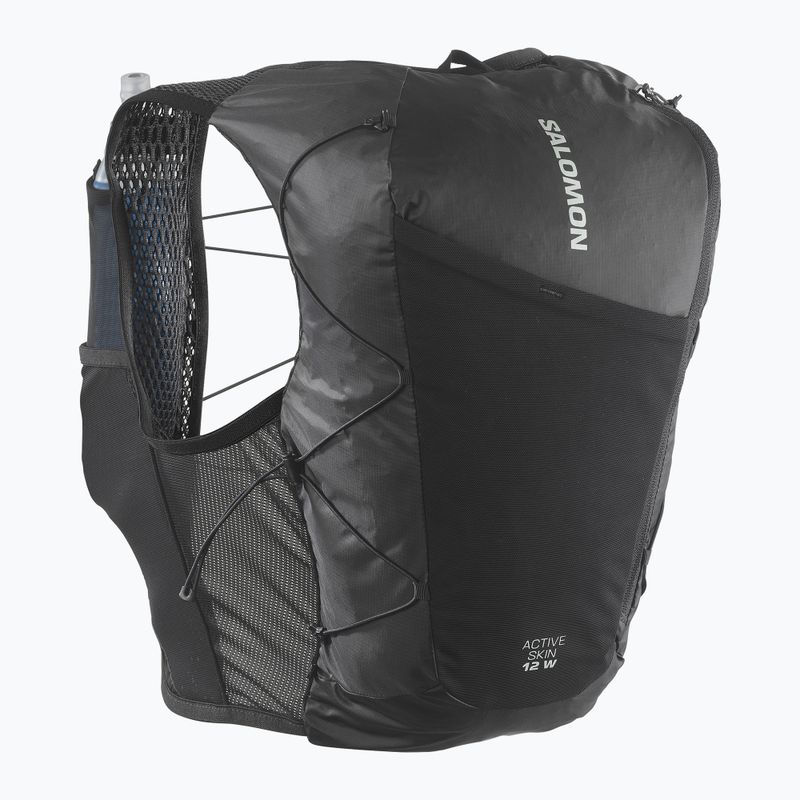 Дамска жилетка за бягане Salomon Active Skin 12 Set black/metal 2
