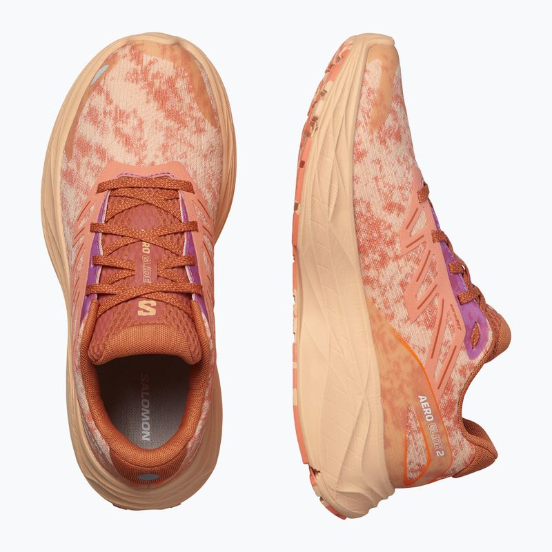 Salomon Aero Glide 2 дамски обувки за бягане spice route/peach quartz/fresh salmon 13