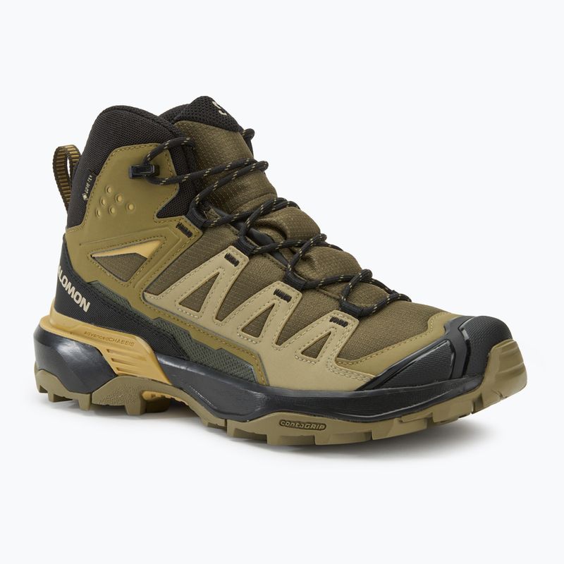 Мъжки обувки за трекинг Salomon X Ultra 360 MID GTX olive night/slate green/southern moss