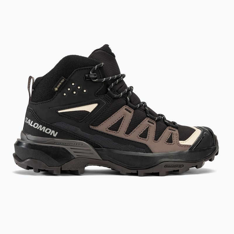 Дамски туристически обувки Salomon X Ultra 360 MID GTX black/plum kitten/shale 2