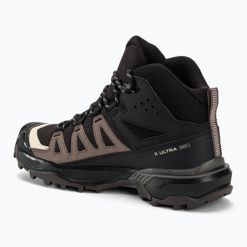 Дамски туристически обувки Salomon X Ultra 360 MID GTX black/plum kitten/shale 3