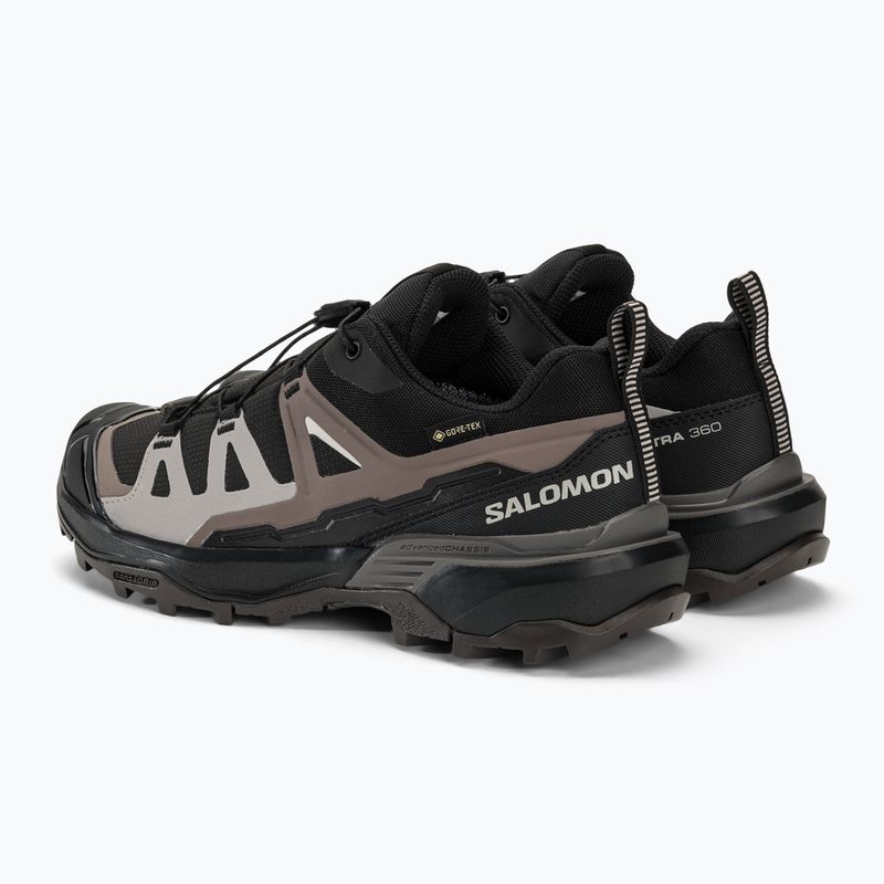 Дамски туристически обувки Salomon X Ultra 360 GTX black/plum kitten/shale 4