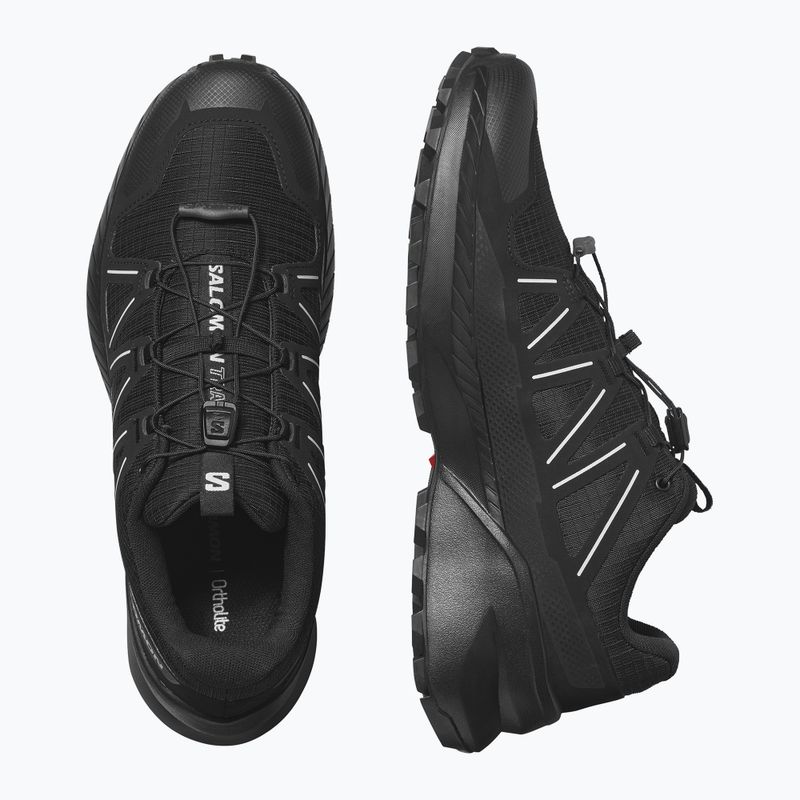 Мъжки маратонки за бягане Salomon Speedcross Peak черно/черно/ледниково сиво 6