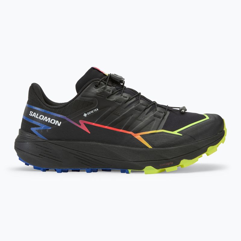 Мъжки обувки за бягане Salomon Thundercross GTX black/surf the web/safety yellow 2