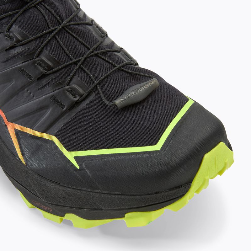 Мъжки обувки за бягане Salomon Thundercross GTX black/surf the web/safety yellow 7