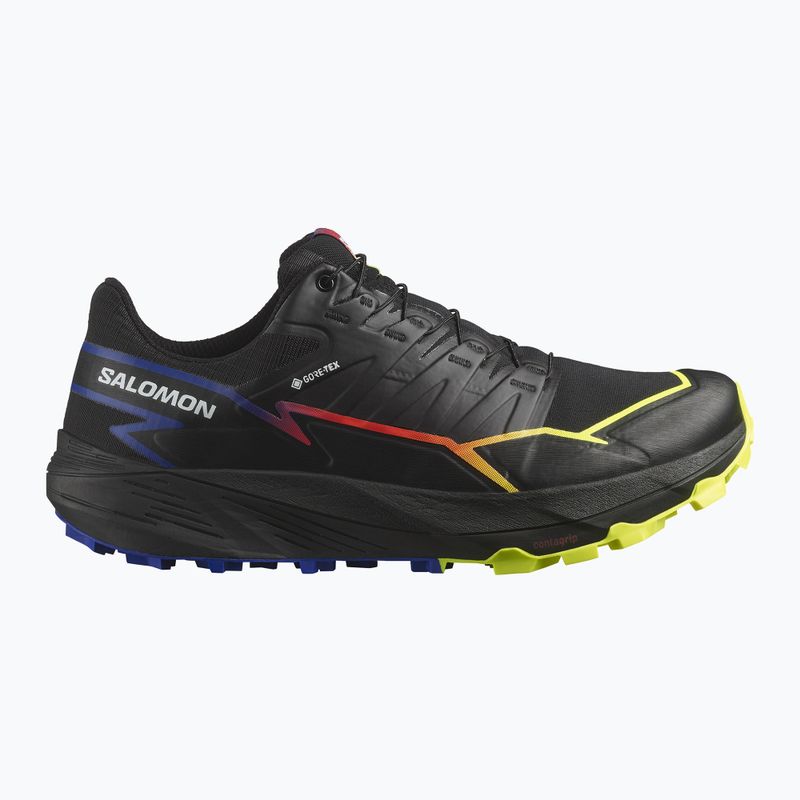 Мъжки обувки за бягане Salomon Thundercross GTX black/surf the web/safety yellow 9