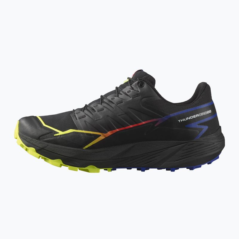 Мъжки обувки за бягане Salomon Thundercross GTX black/surf the web/safety yellow 10