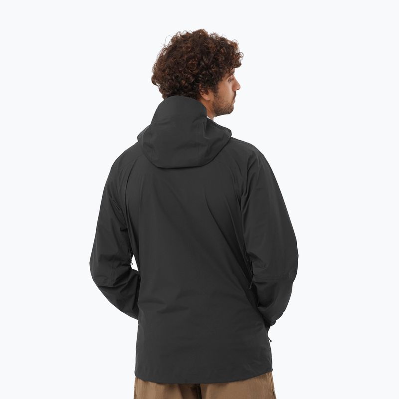 Мъжко дъждобран яке Salomon Outerpath Pro 2.5 l deep black 2