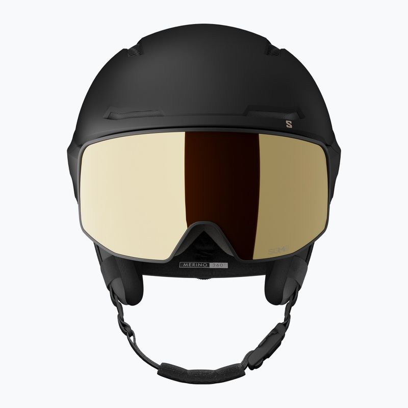 Ски каска Salomon Driver Prime Sigma Plus black/light bronze met/blackgold/ice blue 4