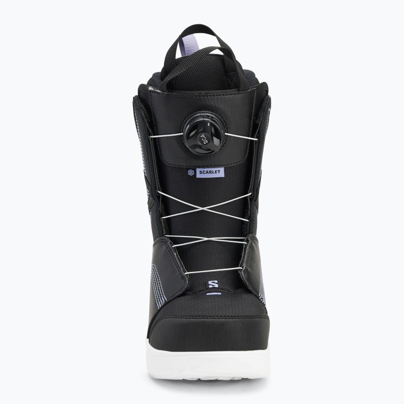 Дамски обувки за сноуборд Salomon Scarlet Boa black/black/persian violet 3