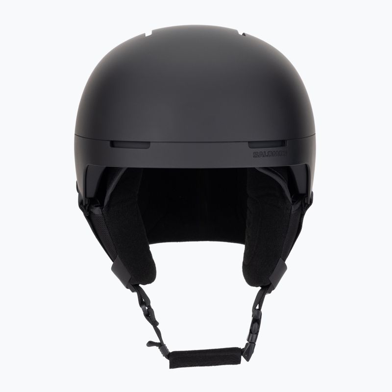 Скиорска каска Salomon Brigade Round Fit black 2
