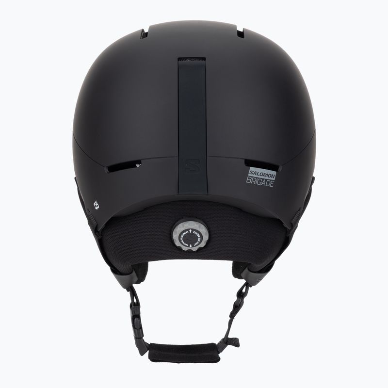 Скиорска каска Salomon Brigade Round Fit black 4