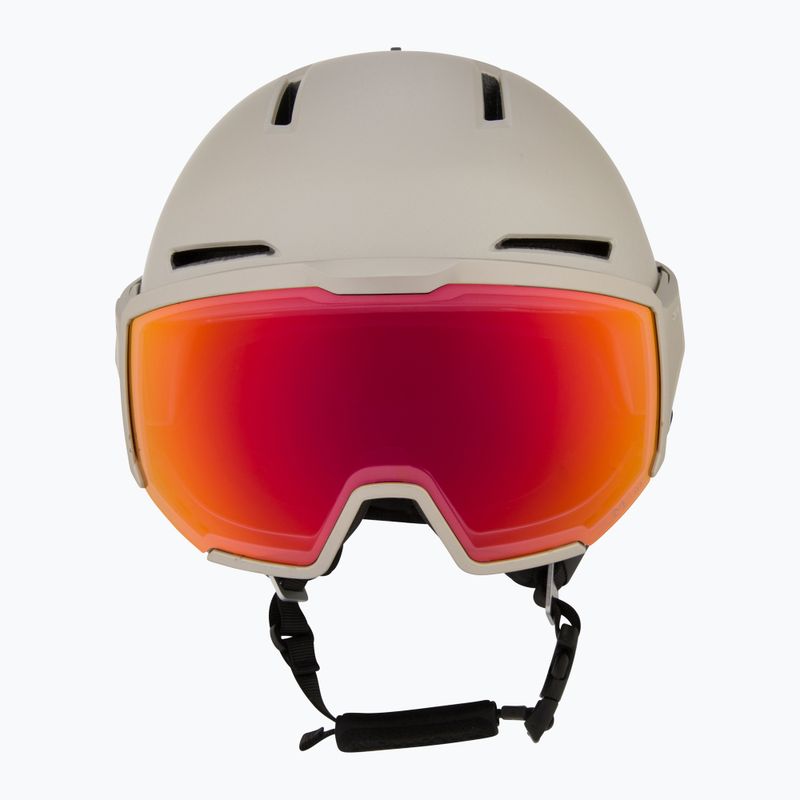 Ски каска Salomon Osmo Pro Sigma Photo light bronze met/black/poppy red 2