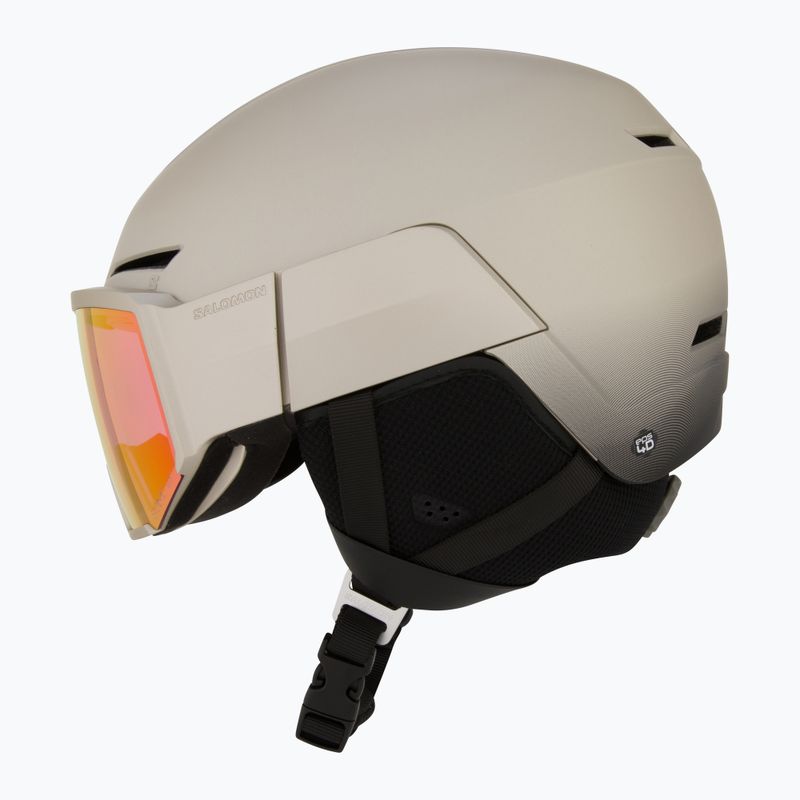 Ски каска Salomon Osmo Pro Sigma Photo light bronze met/black/poppy red 4