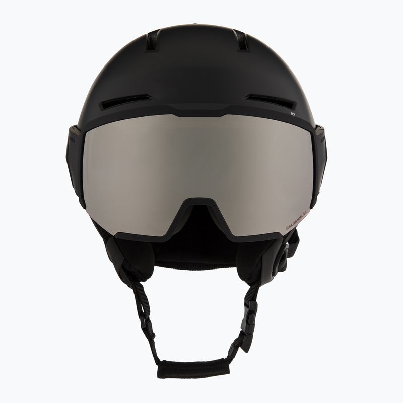 Ски каска Salomon Osmo black/flash tonic orange 2