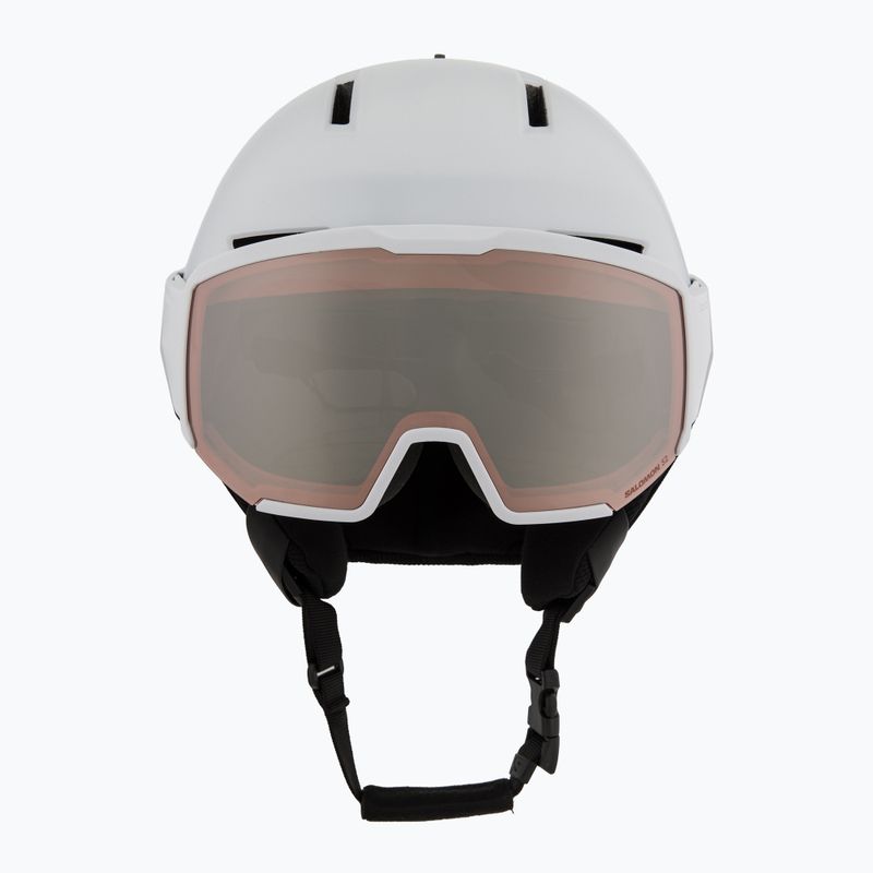 Ски каска Salomon Osmo white/flash tonic orange 2