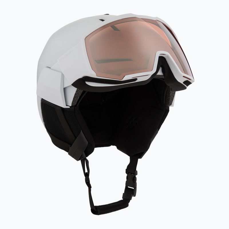 Ски каска Salomon Osmo white/flash tonic orange 10
