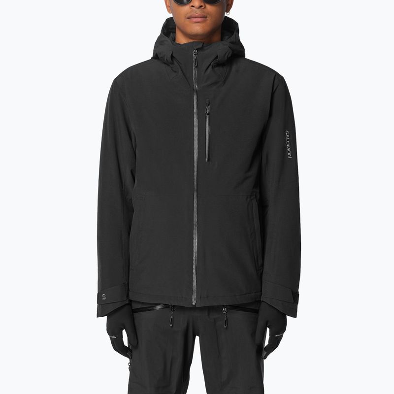 Мъжко скиорско яке Salomon Highland deep black