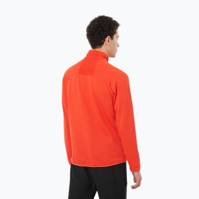 Мъжки потник за трекинг Salomon Essential Lightwarm FZ cherry tomato 2
