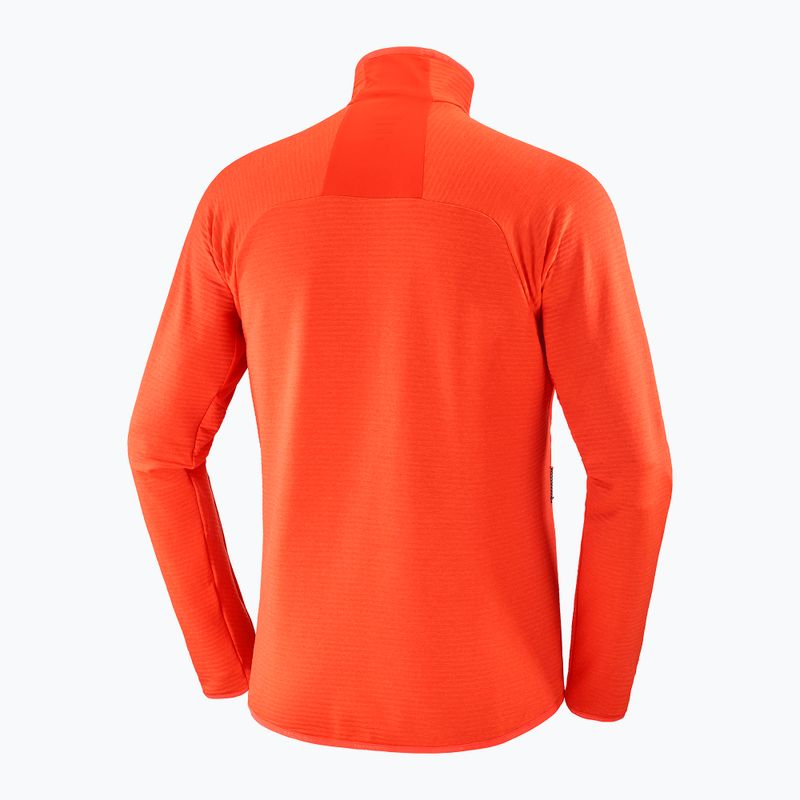 Мъжки потник за трекинг Salomon Essential Lightwarm FZ cherry tomato 6