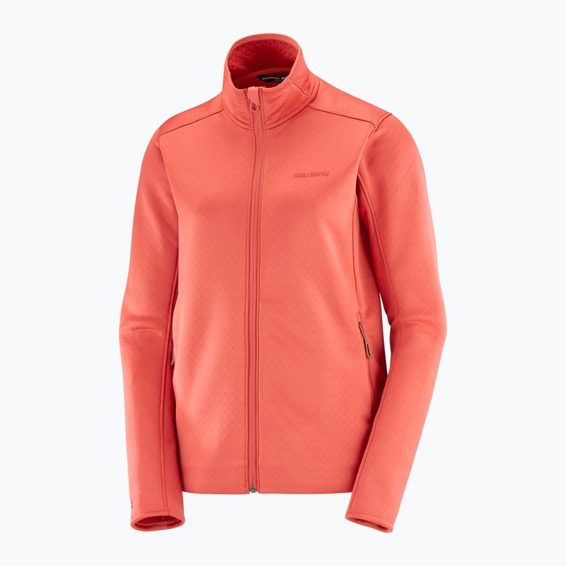 Мъжки Salomon Essential Midwarm Fz tandoori spice trekking sweatshirt 4
