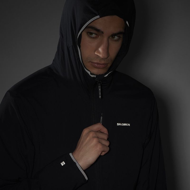 Мъжко подплатено яке Саломон Моунтан Флех деер бласк 8